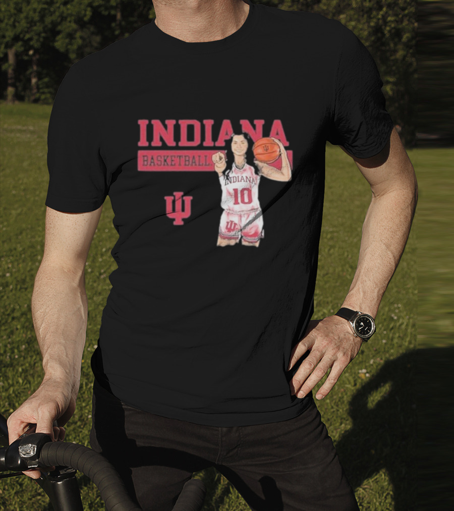 Indiana Basketball Vintage Sport Grey T-Shirt