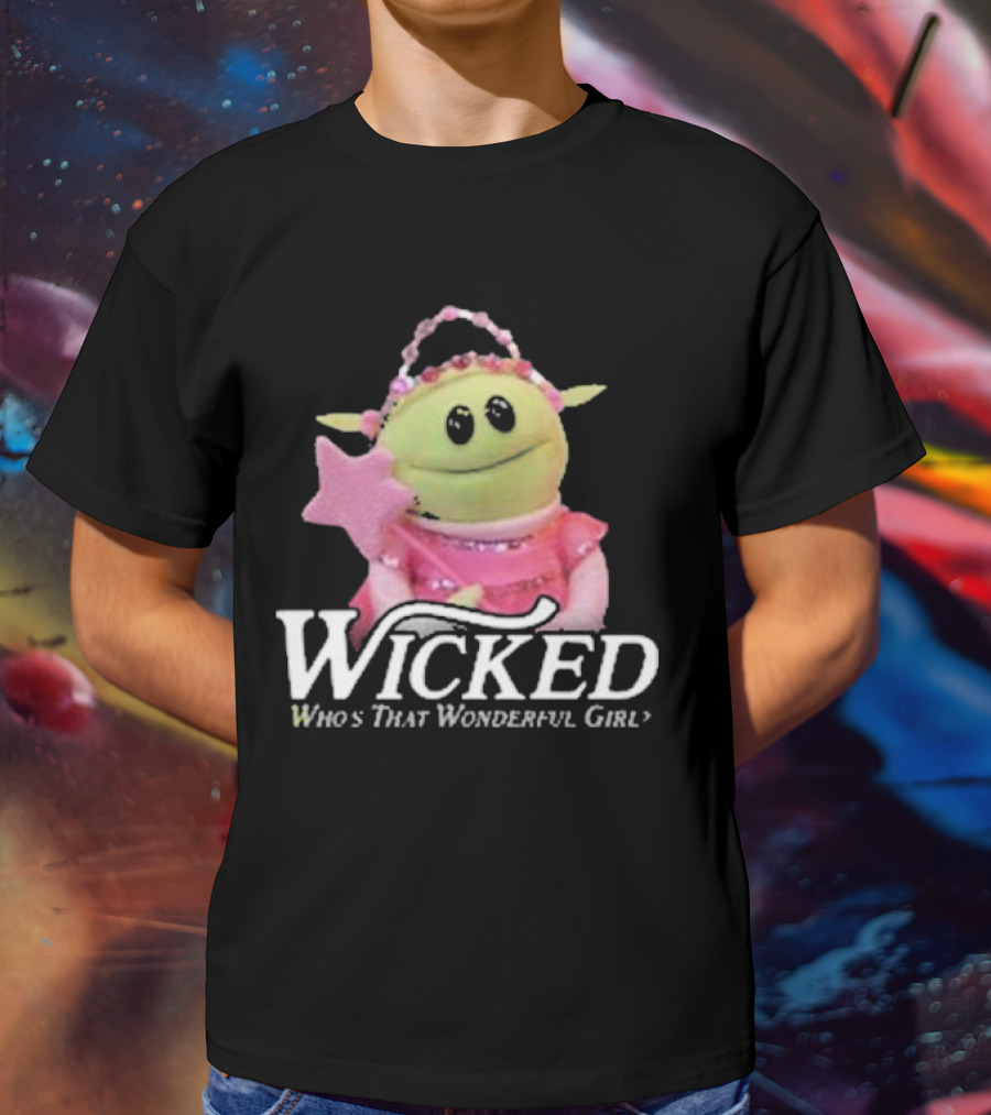 Wicked Who's That Wonderful Girl Alien Princess In Pink T-Shirt