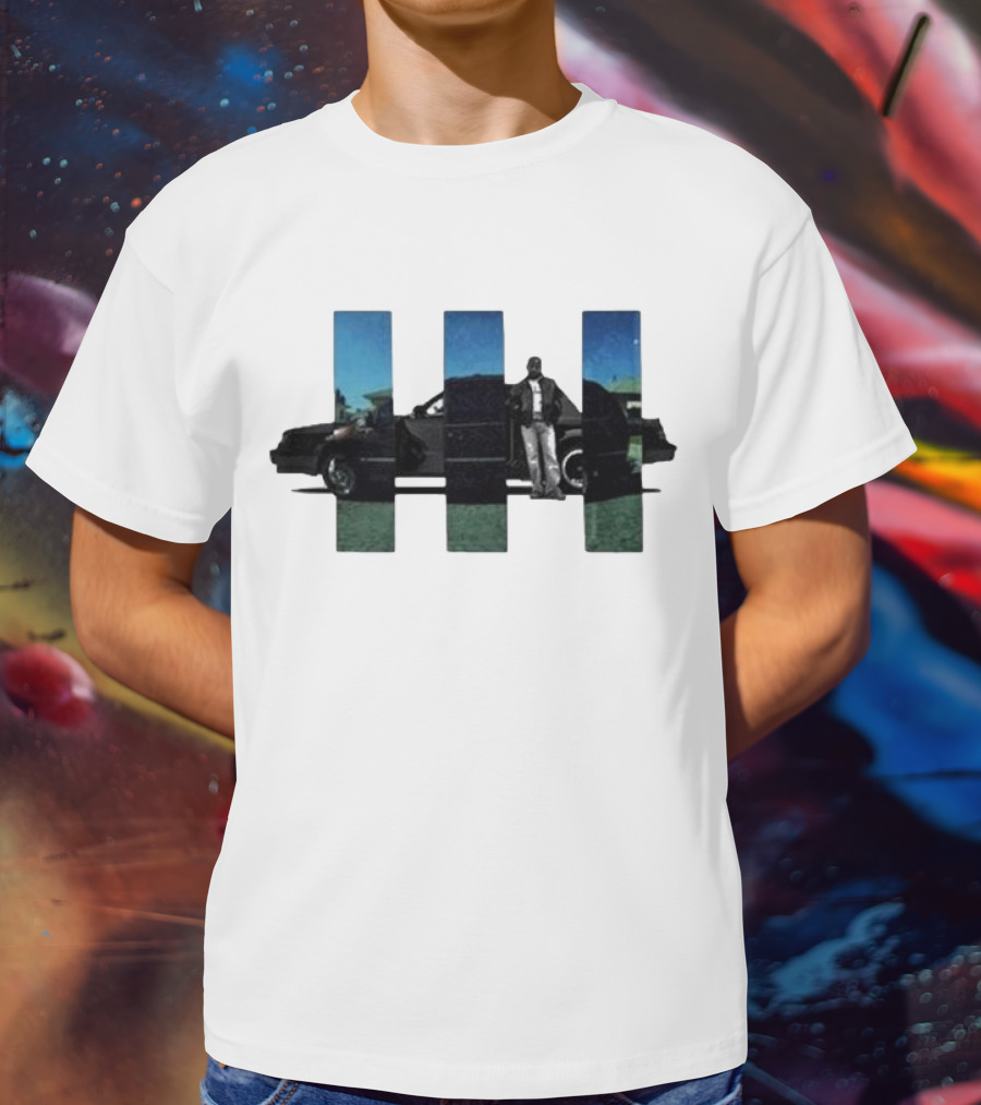 Kendrick Lamar GNX And GKMC Album Cover Car Concept T-Shirt
