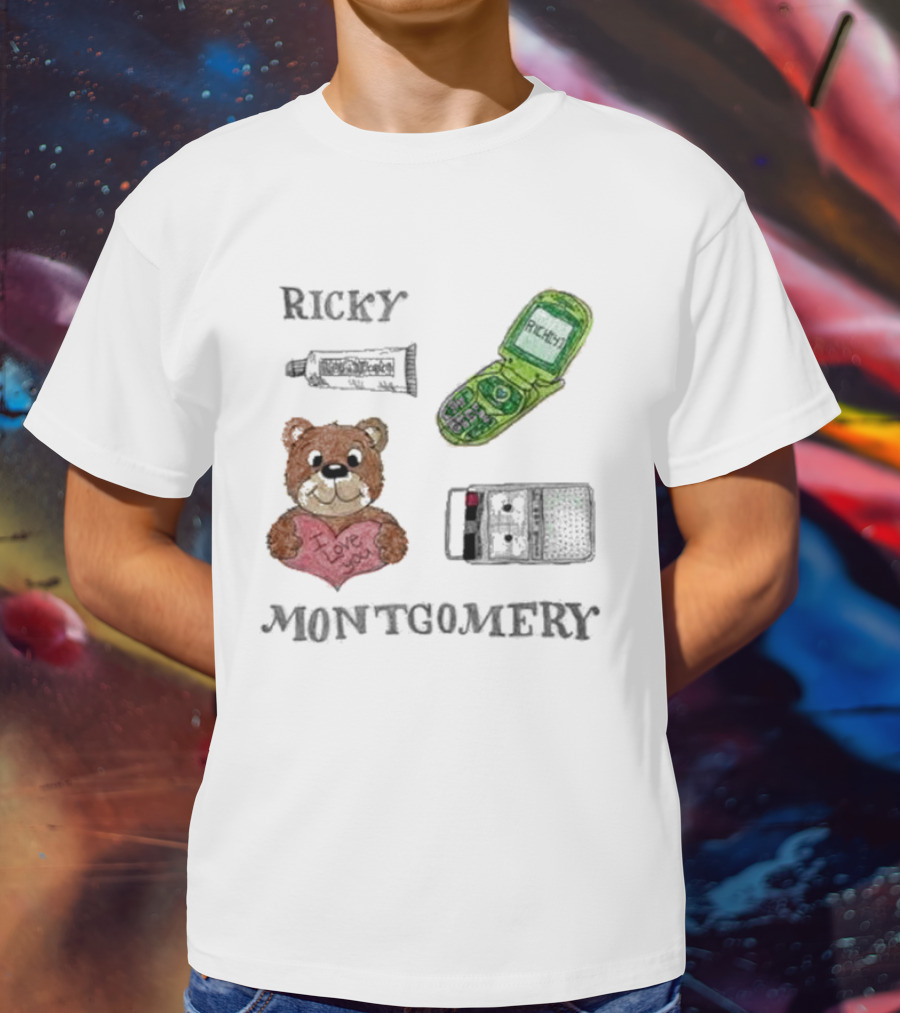 Ricky Montgomery Love Bear Phone And Paint Tube T-Shirt