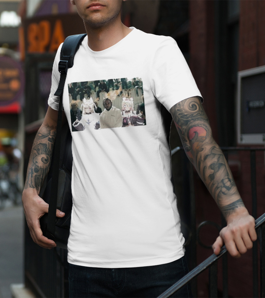 Yaruki FWMC Kendrick Good Dogs Maad City Anime Crossover T-Shirt