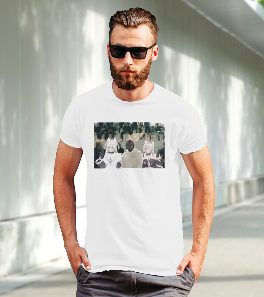 Yaruki FWMC Kendrick Good Dogs Maad City Anime Crossover T-Shirt