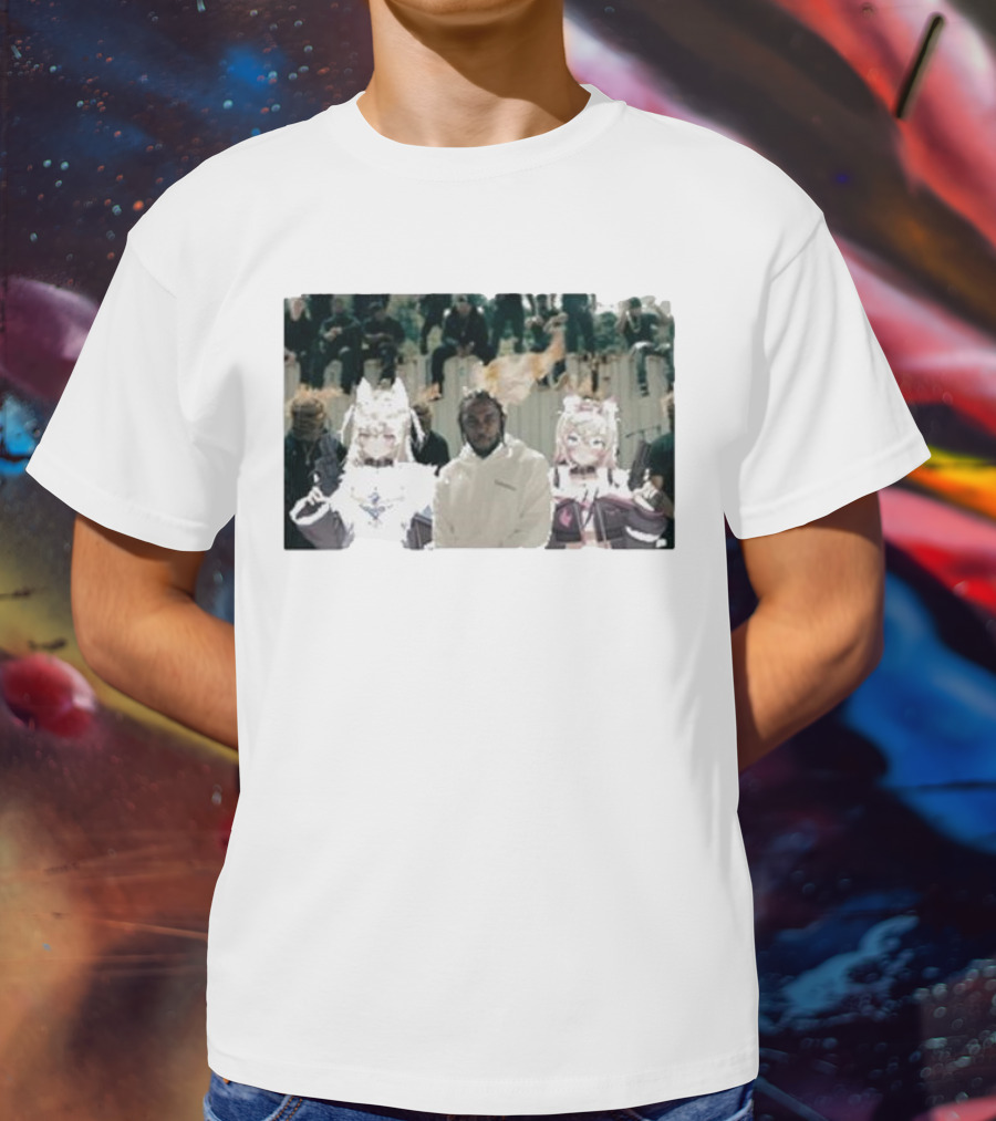 Yaruki FWMC Kendrick Good Dogs Maad City Anime Crossover T-Shirt