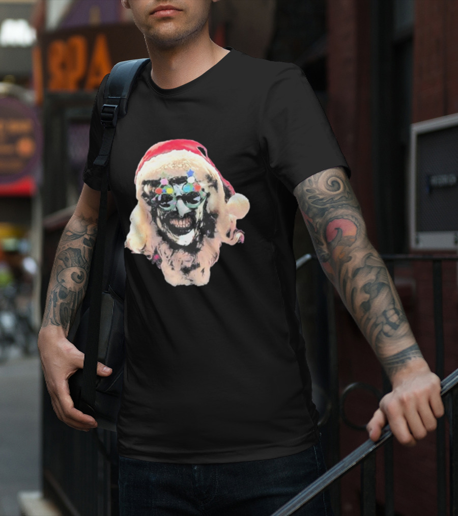 Terrifier 3 Xmas Santa Horror Clown T-Shirt