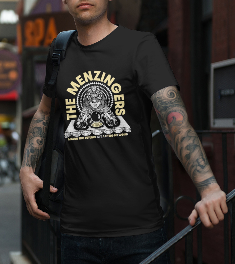 The Menzingers Maybe The Future's Just A Little Bit Weird Fortune Teller Crystal Ball T-Shirt