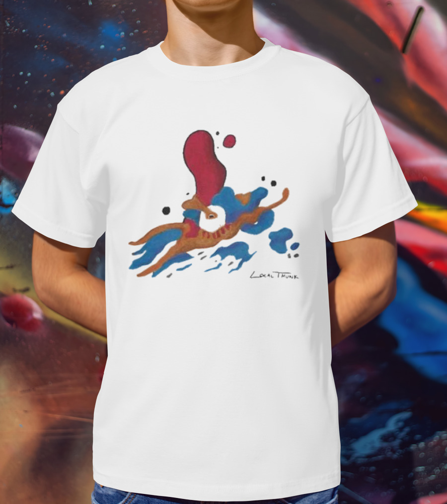 Balatro Merch Abstract Joker Local Thunk Dynamic Color Splash T-Shirt