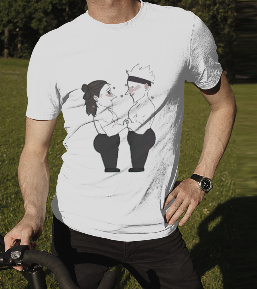 Buboosenchan’s Anime Couple Romance Holding Hands T-Shirt