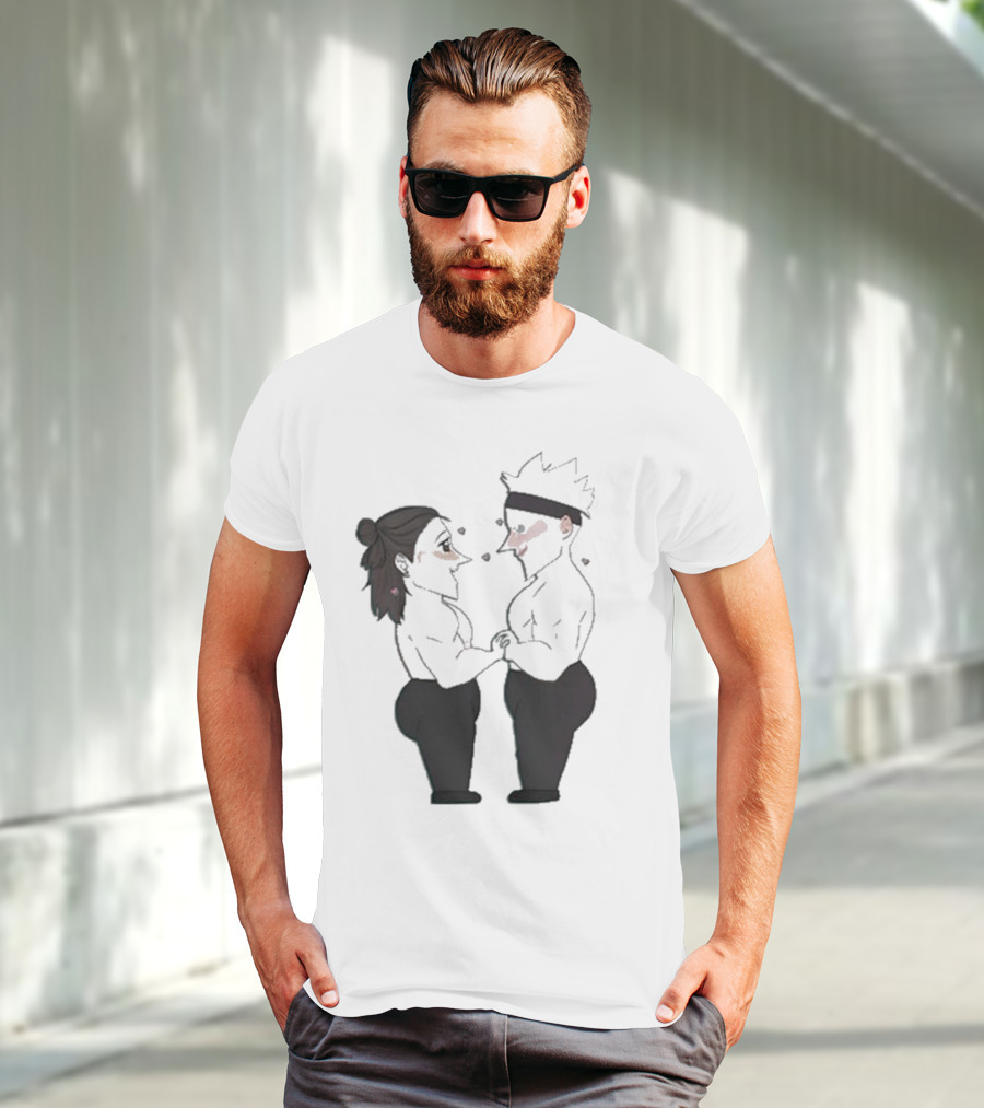 Buboosenchan’s Anime Couple Romance Holding Hands T-Shirt