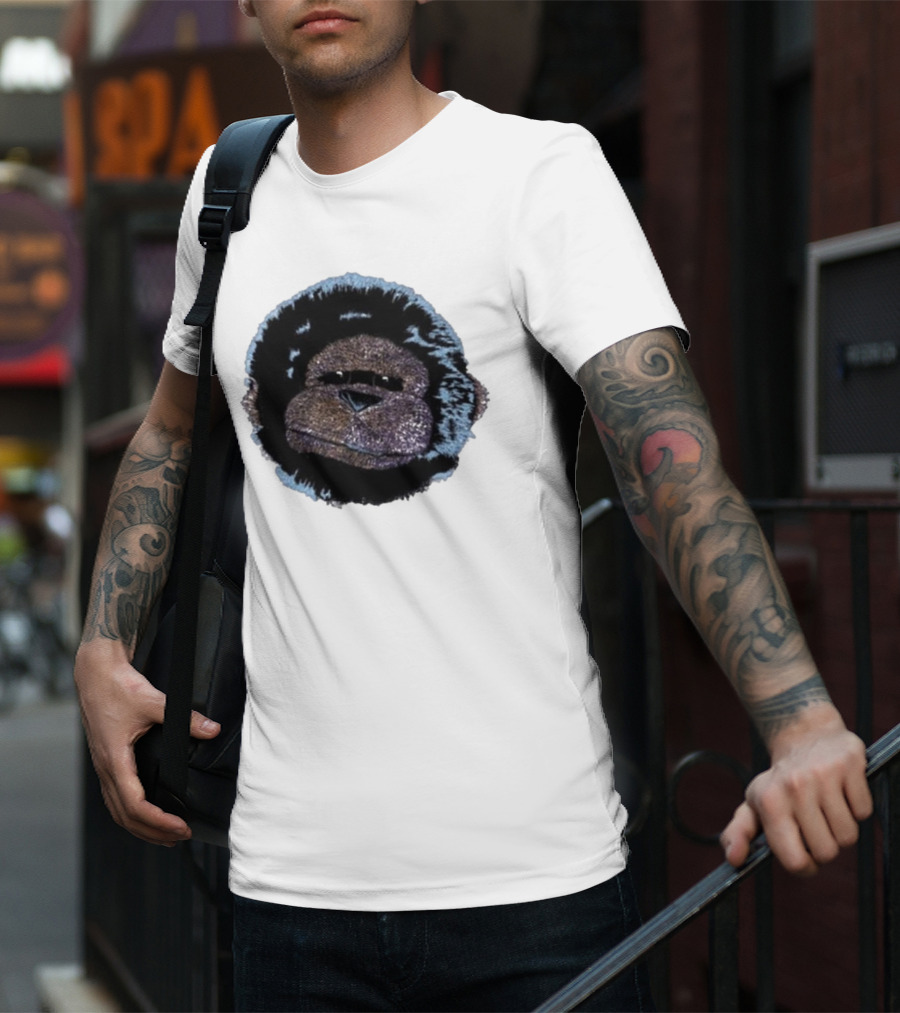 Christmas Dinosaur Jr Gorilla Head T-Shirt