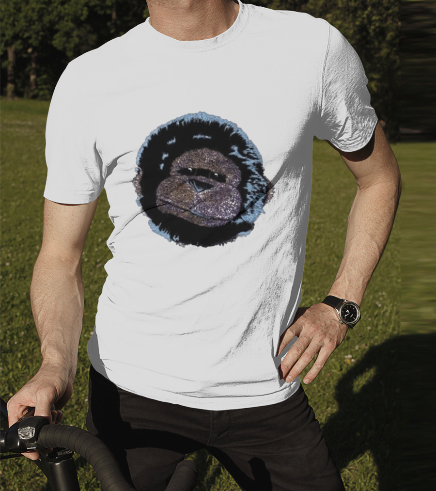 Christmas Dinosaur Jr Gorilla Head T-Shirt
