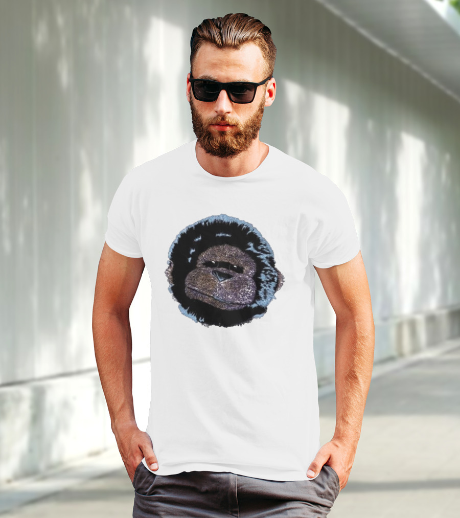 Christmas Dinosaur Jr Gorilla Head T-Shirt