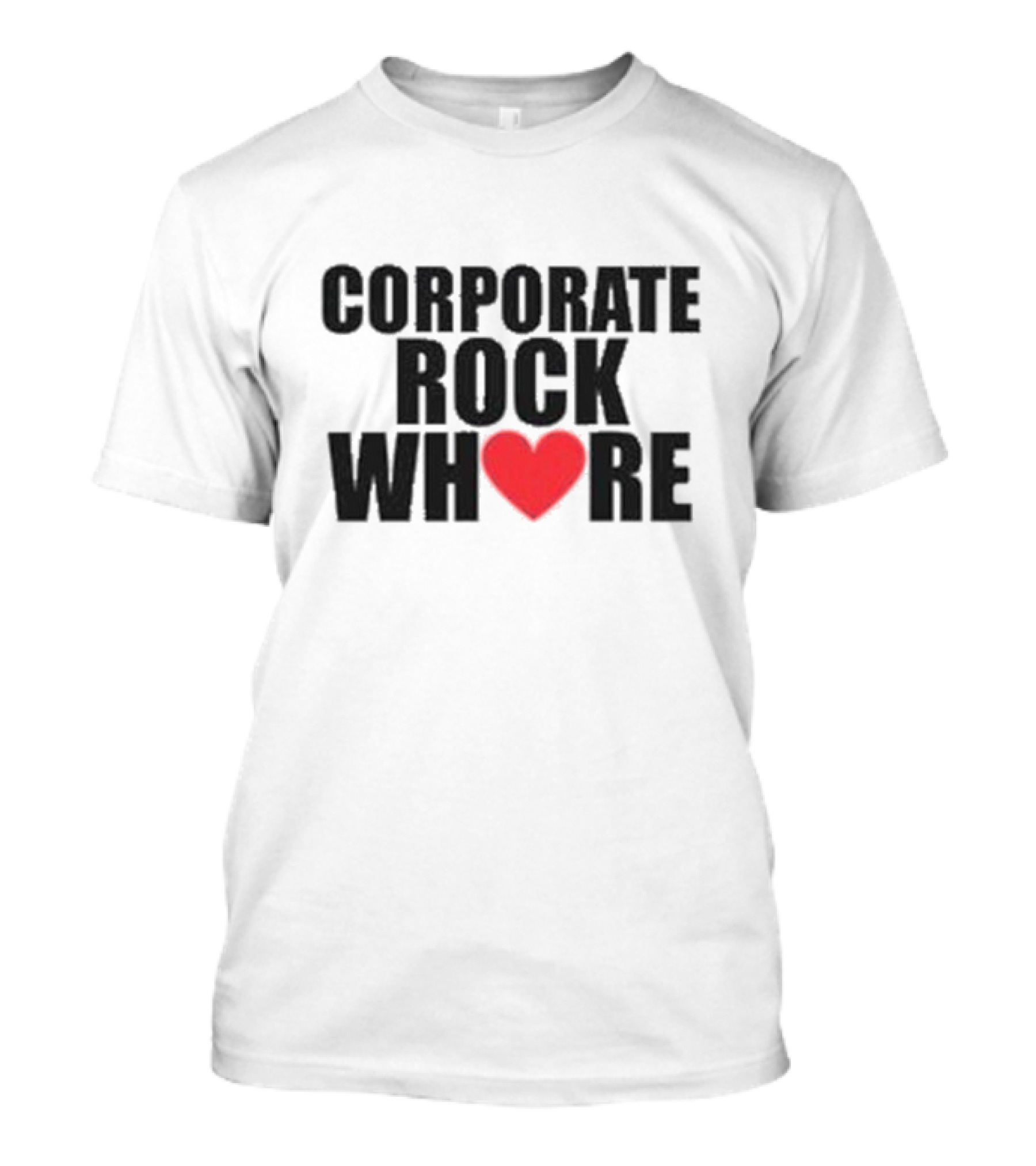 Corporate Rock Whore Halsey Heart T-Shirt