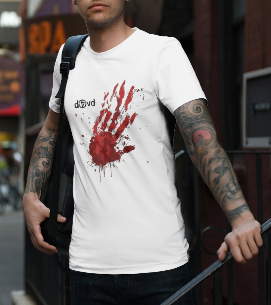 D4VD Blood Handprint Splatter T-Shirt