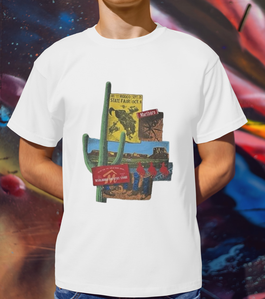 Rodeo State Fair Marlboro Country Store Wild West Promo T-Shirt