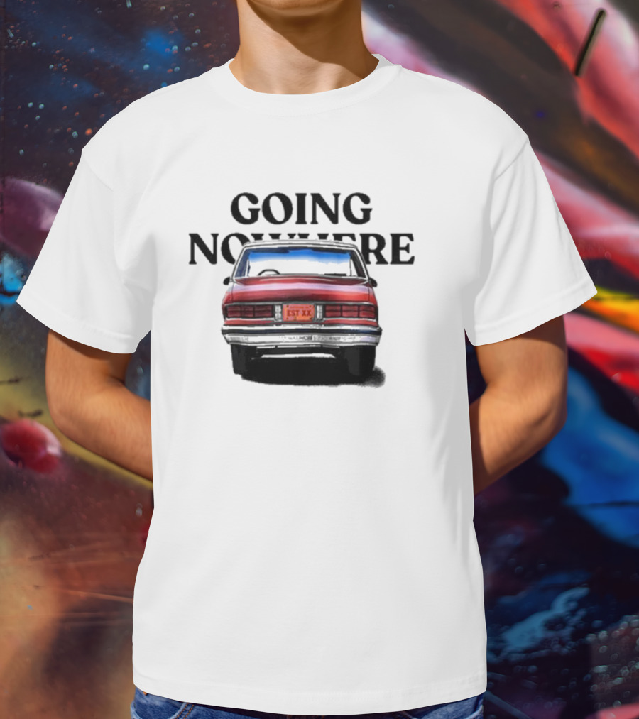 Mgk Going Nowhere Fast Est 19Xx Retro Car T-Shirt