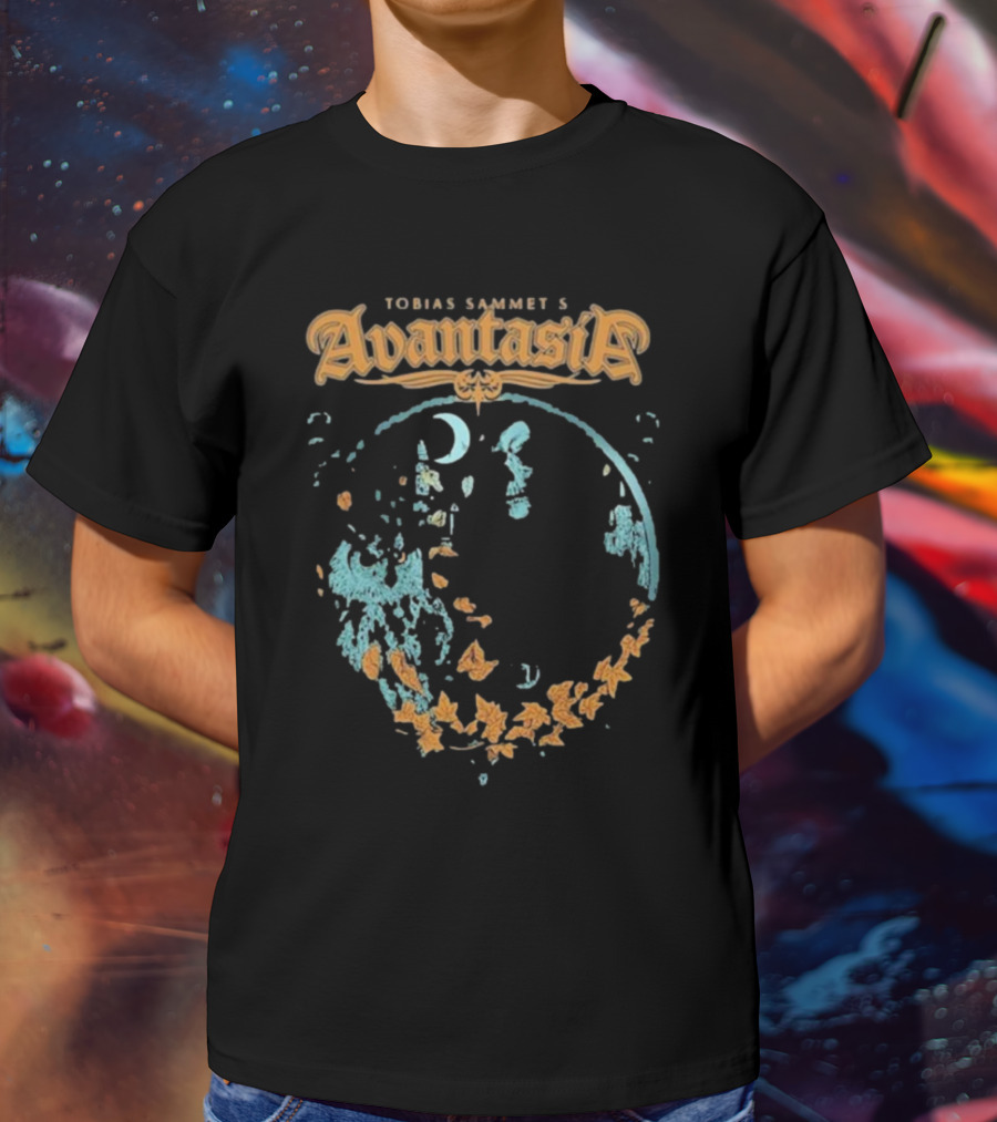 Tobias Sammet's Avantasia Owl Moon Leaves T-Shirt