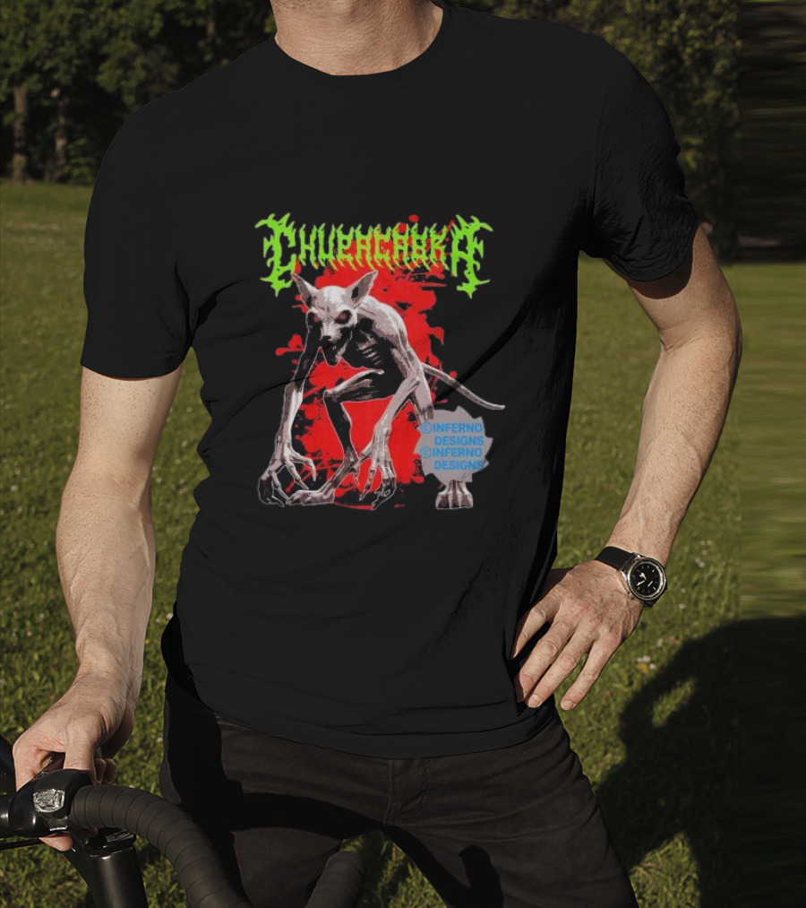 Chupacabra Cryptid Metalcore Inferno T-Shirt