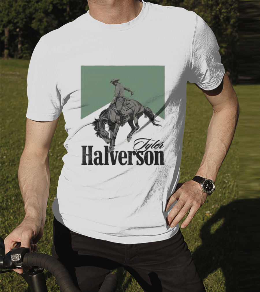 Tyler Halverson Bucking Horse Chevron T-Shirt