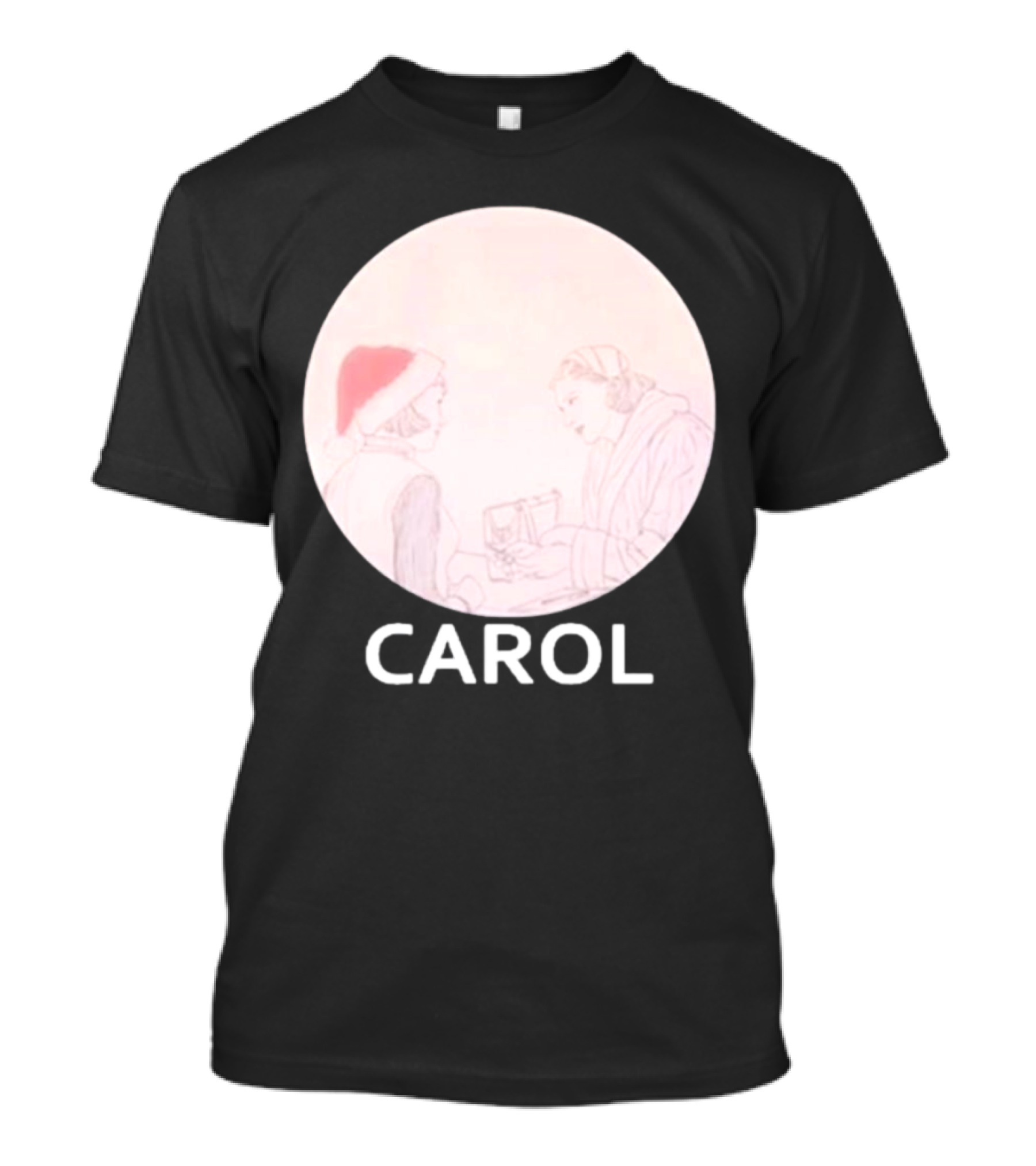 Ariana Grande Carol Christmas Santa Hat Version T-Shirt