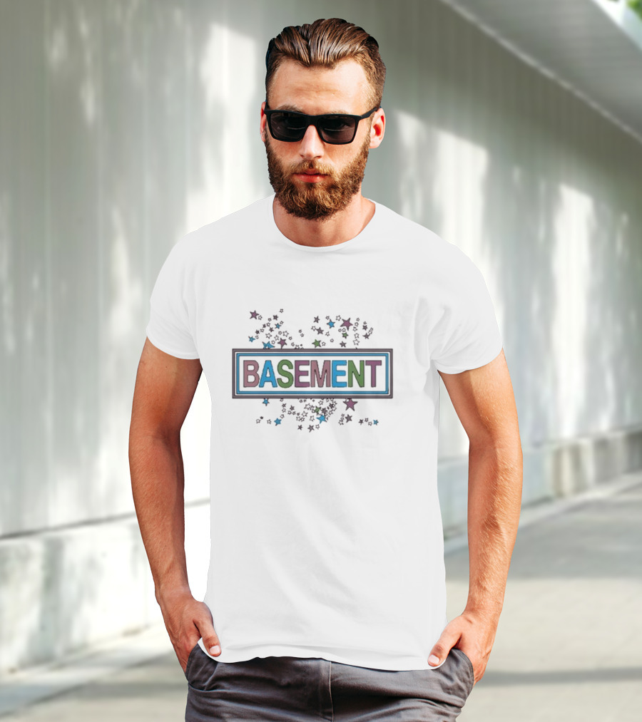 Basement Colorful Stars Burst T-Shirt