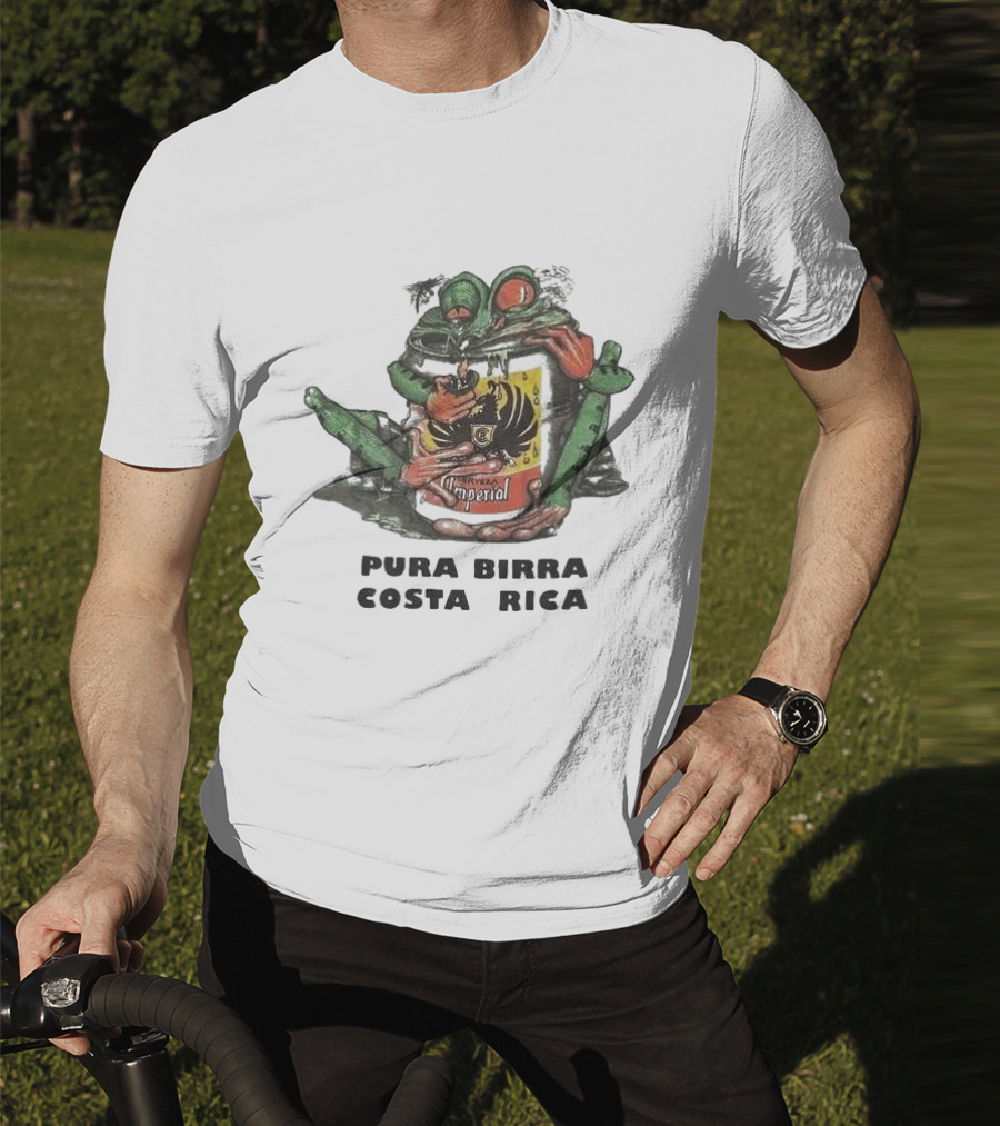 Imperial Cerveza Pura Birra Costa Rica Beer Promo T-Shirt
