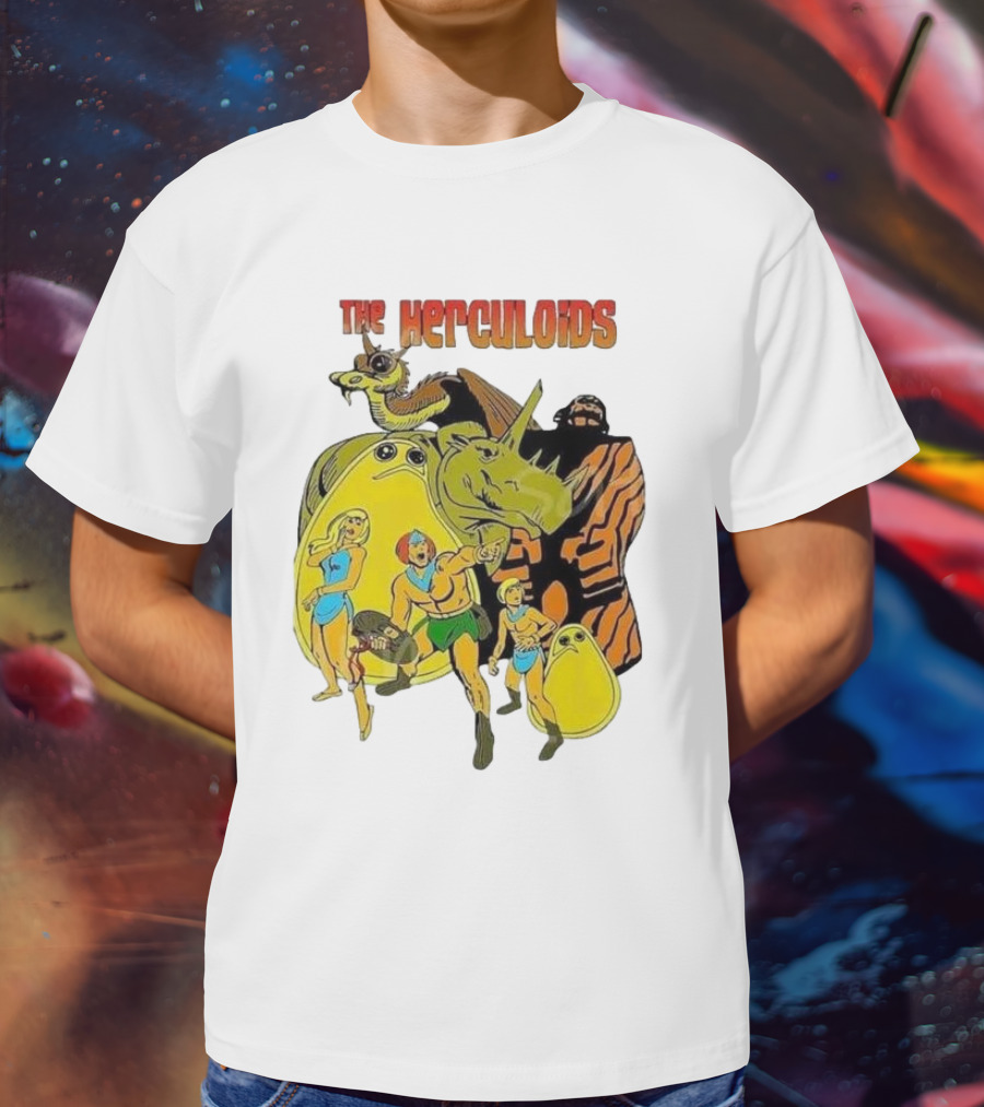 The Herculoids Classic Adventure Cartoon Characters T-Shirt