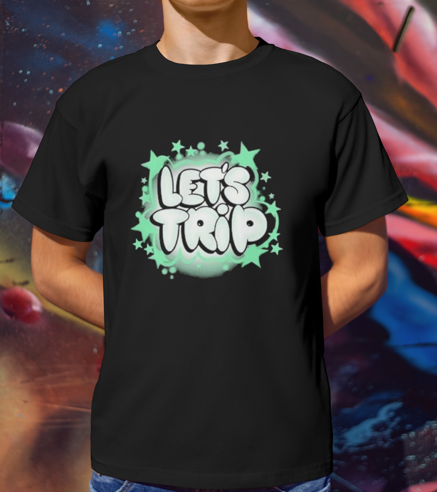 Sturniolo Let's Trip Airbrush Stars T-Shirt