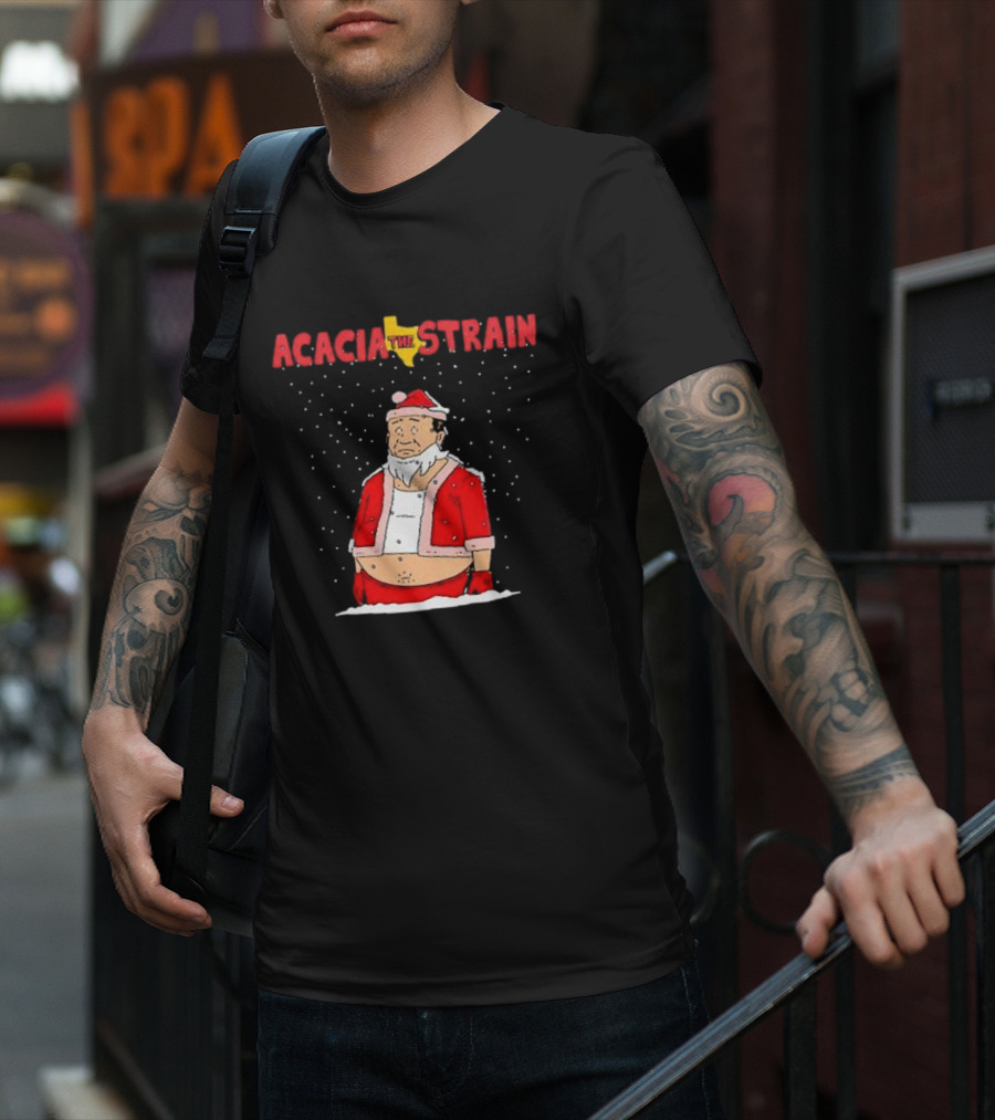 Acacia The Strain Texas Santa Snowstorm T-Shirt