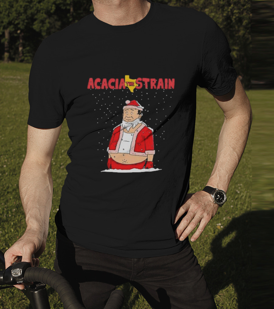 Acacia The Strain Texas Santa Snowstorm T-Shirt