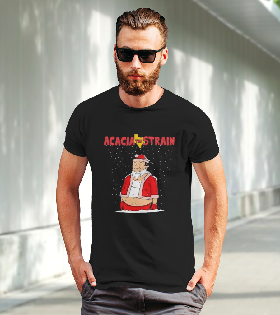 Acacia The Strain Texas Santa Snowstorm T-Shirt
