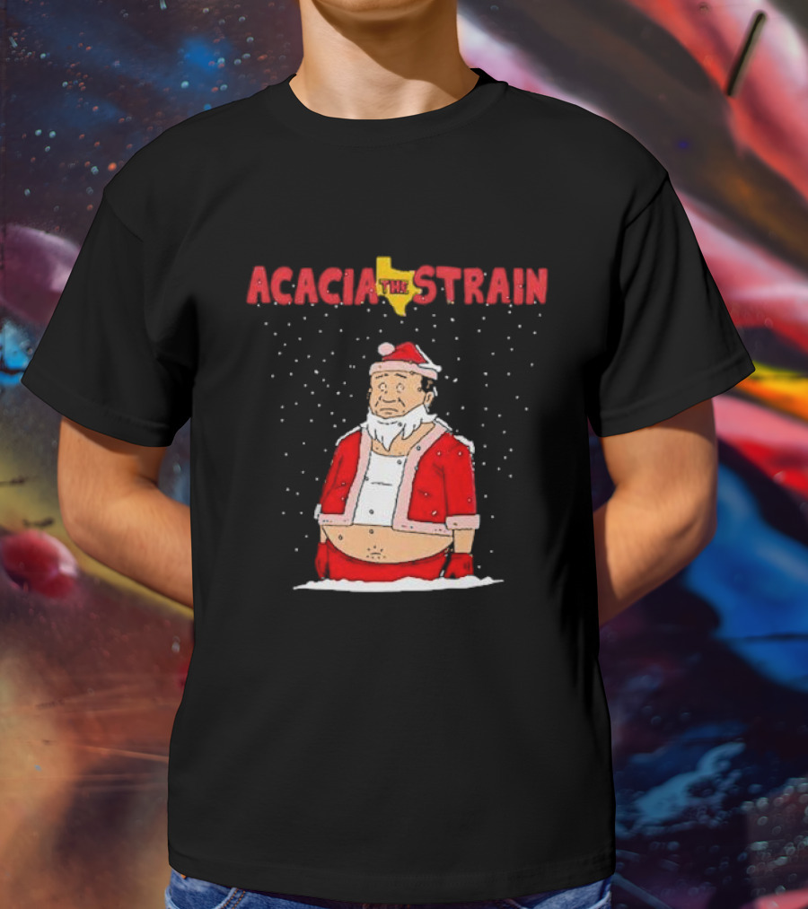 Acacia The Strain Texas Santa Snowstorm T-Shirt