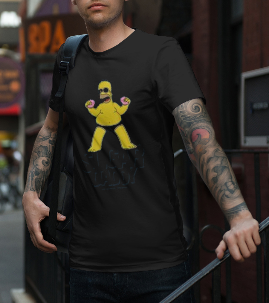 Homer Simpson Sugar Daddy Donuts T-Shirt