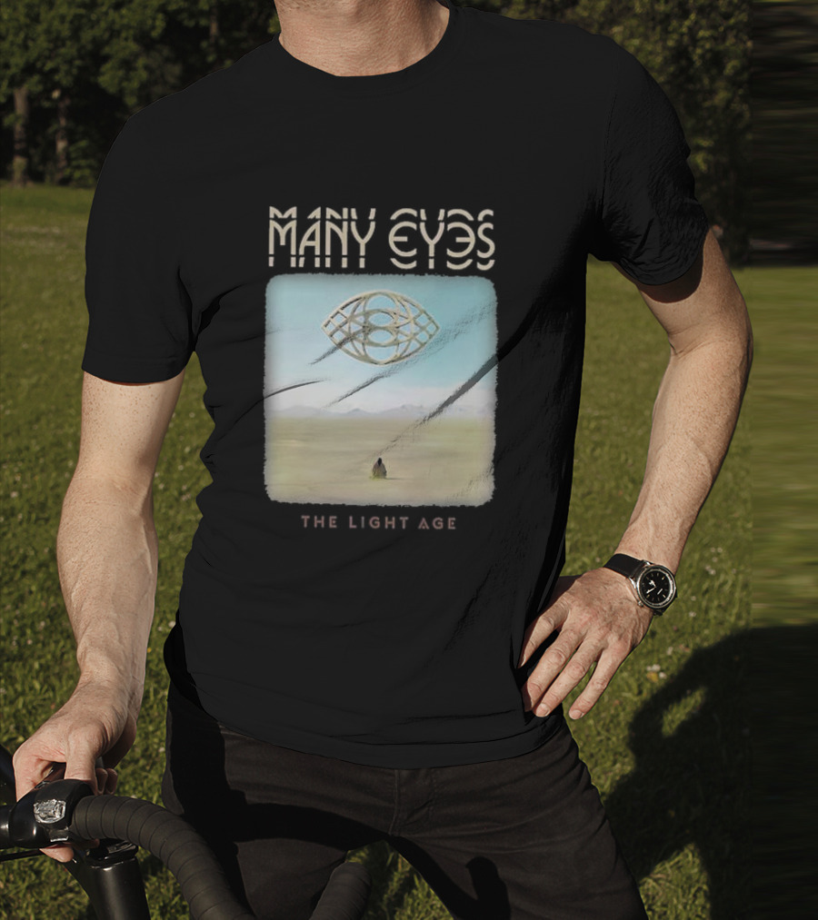 Many Eyes The Light Age Many Eyes Album Cover Desert Scene T-Shirt