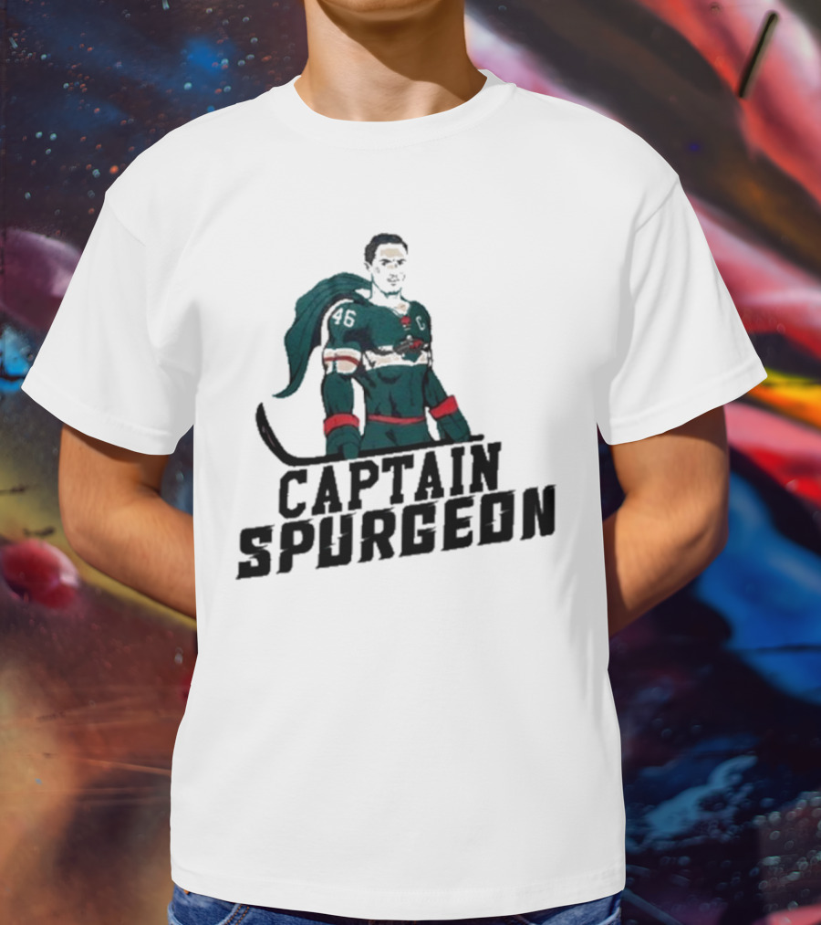 Matt Boldy Featuring Captain Spurgeon Hockey Hero 46 T-Shirt