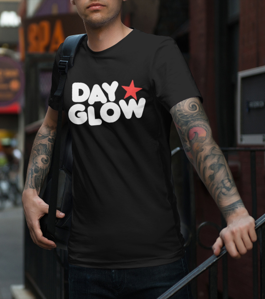 Day Glow Red Star T-Shirt