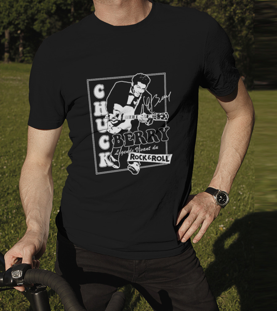 Chuck Berry Légende Vivant Du Rock And Roll T-Shirt
