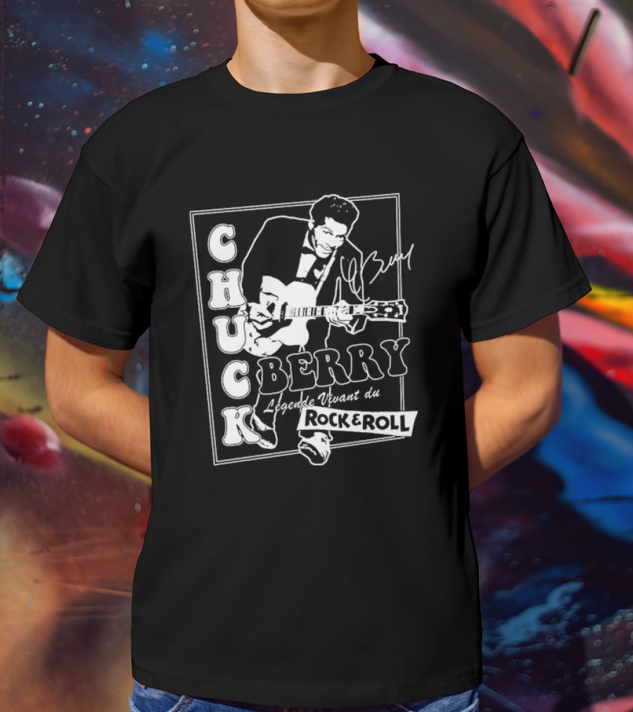 Chuck Berry Légende Vivant Du Rock And Roll T-Shirt