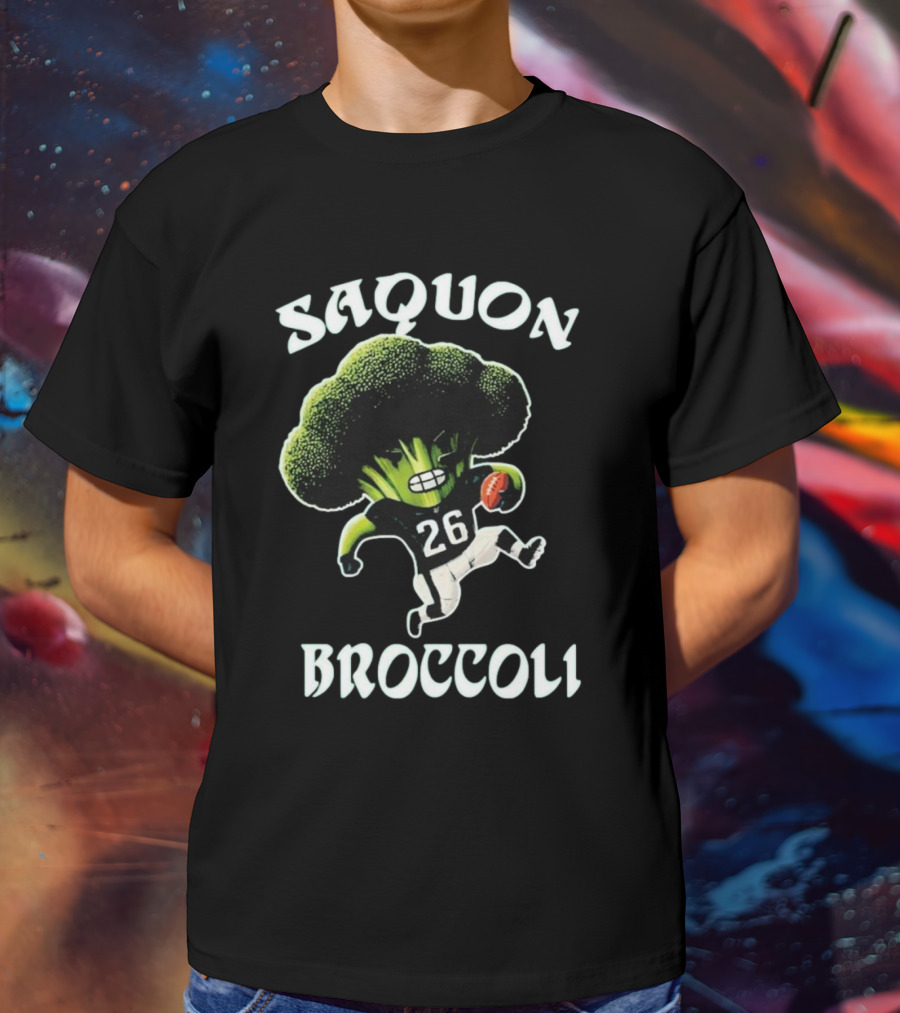 Saquon Broccoli 26 Football Player T-Shirt