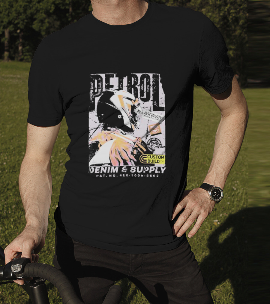 PETROL Raceway Custom Build Denim And Supply CVC Jersey Fabric 164951-U T-Shirt