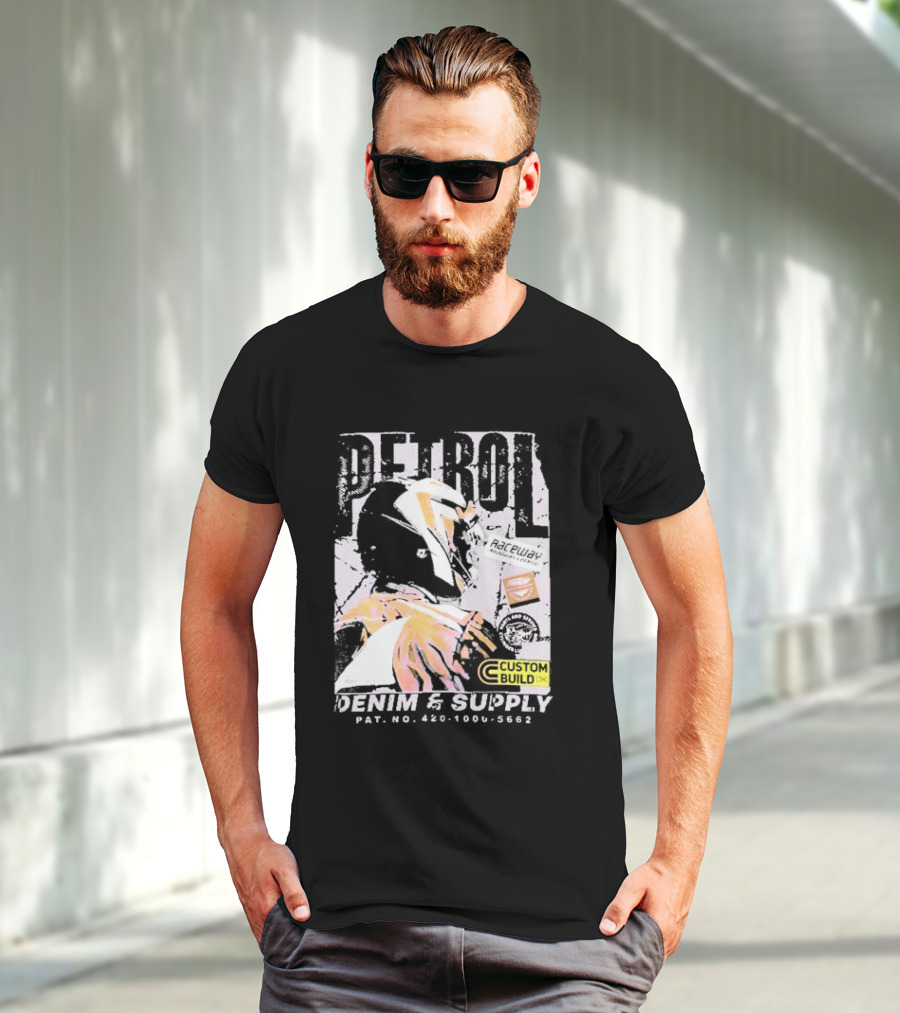 PETROL Raceway Custom Build Denim And Supply CVC Jersey Fabric 164951-U T-Shirt