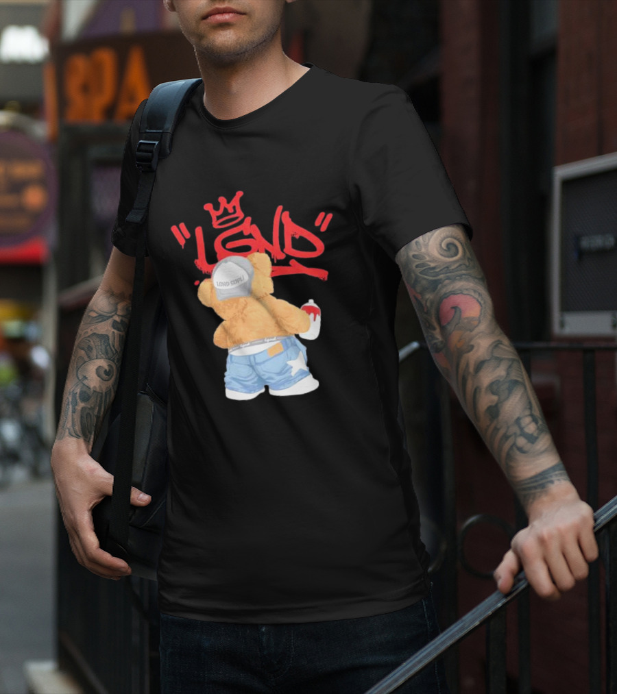 Tagger Bear LGND Lord Supply Graffiti T-Shirt