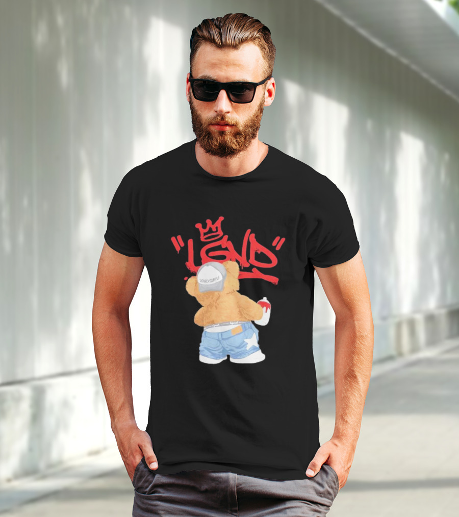 Tagger Bear LGND Lord Supply Graffiti T-Shirt