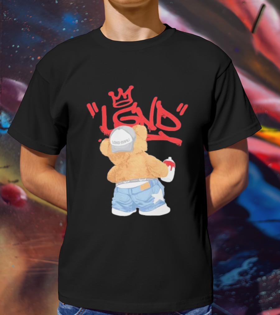 Tagger Bear LGND Lord Supply Graffiti T-Shirt