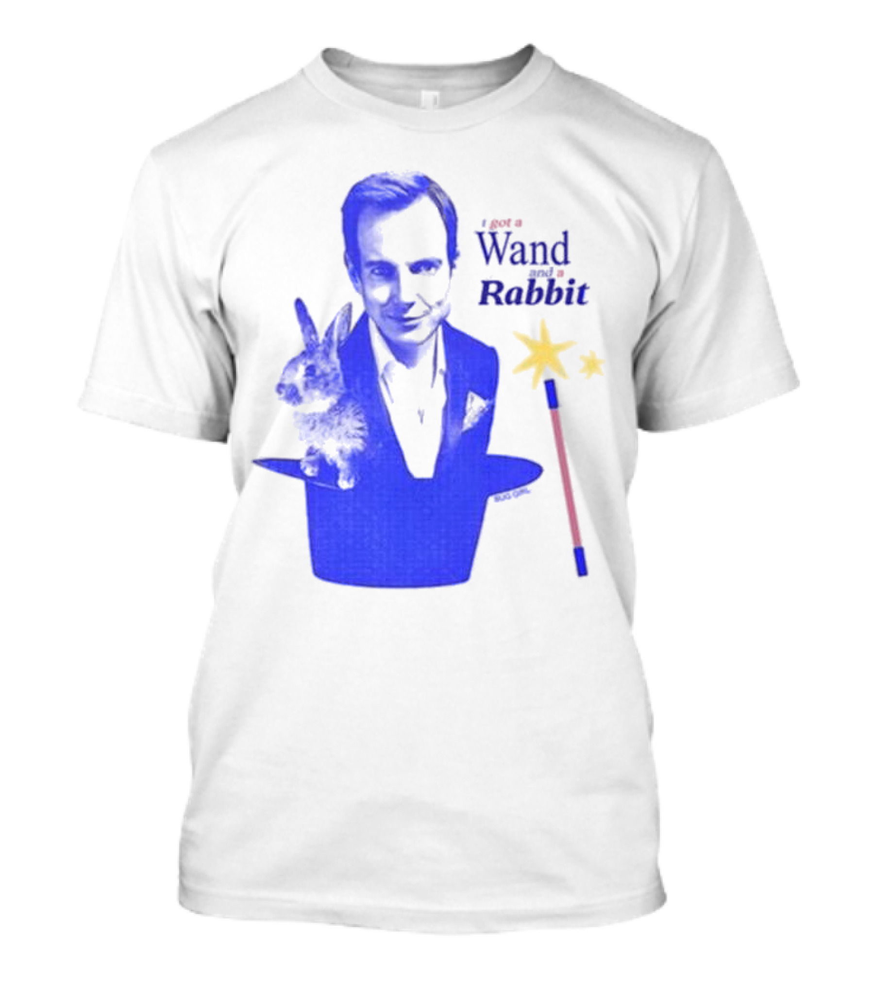 I Got A Wand And A Rabbit Magic Wand Top Hat And Stars T-Shirt