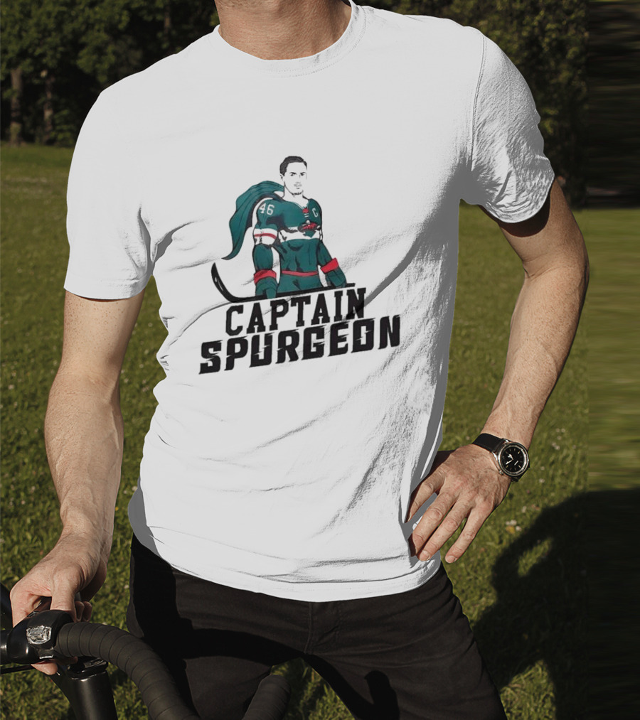 Captain Spurgeon 46 Hockey Superhero T-Shirt