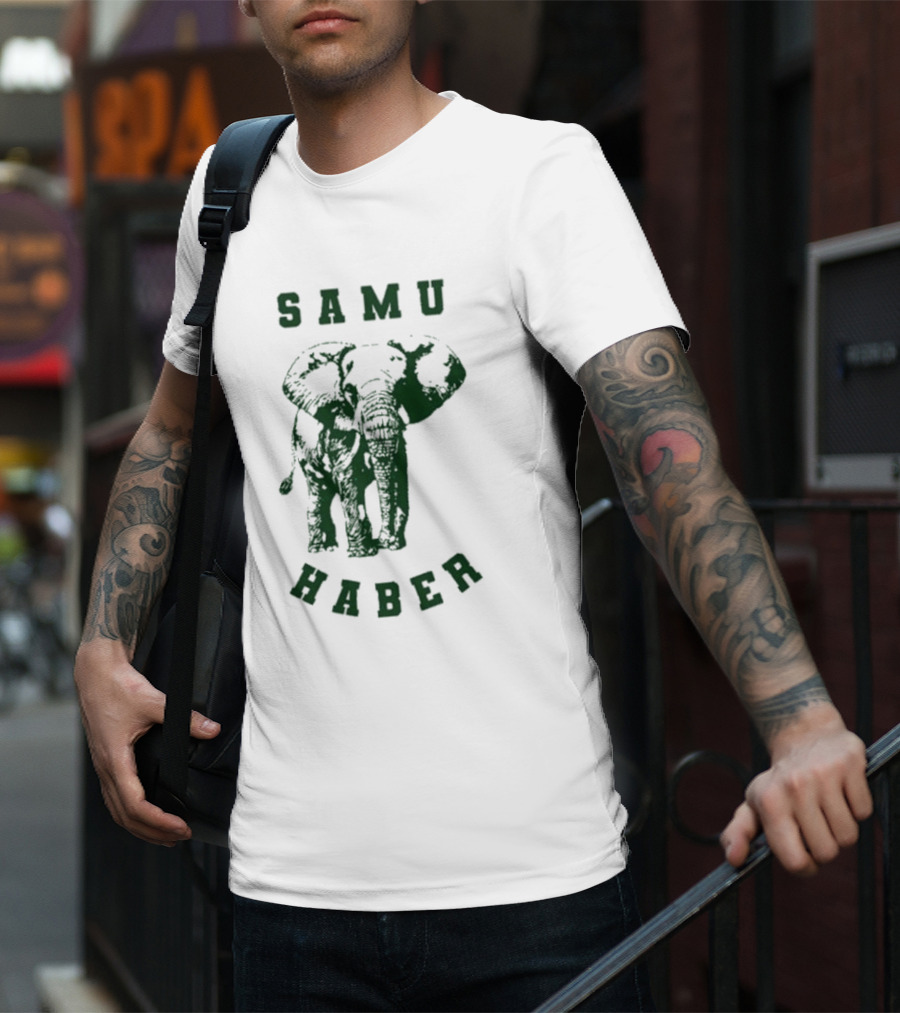 SAMU HABER Elephant T-Shirt