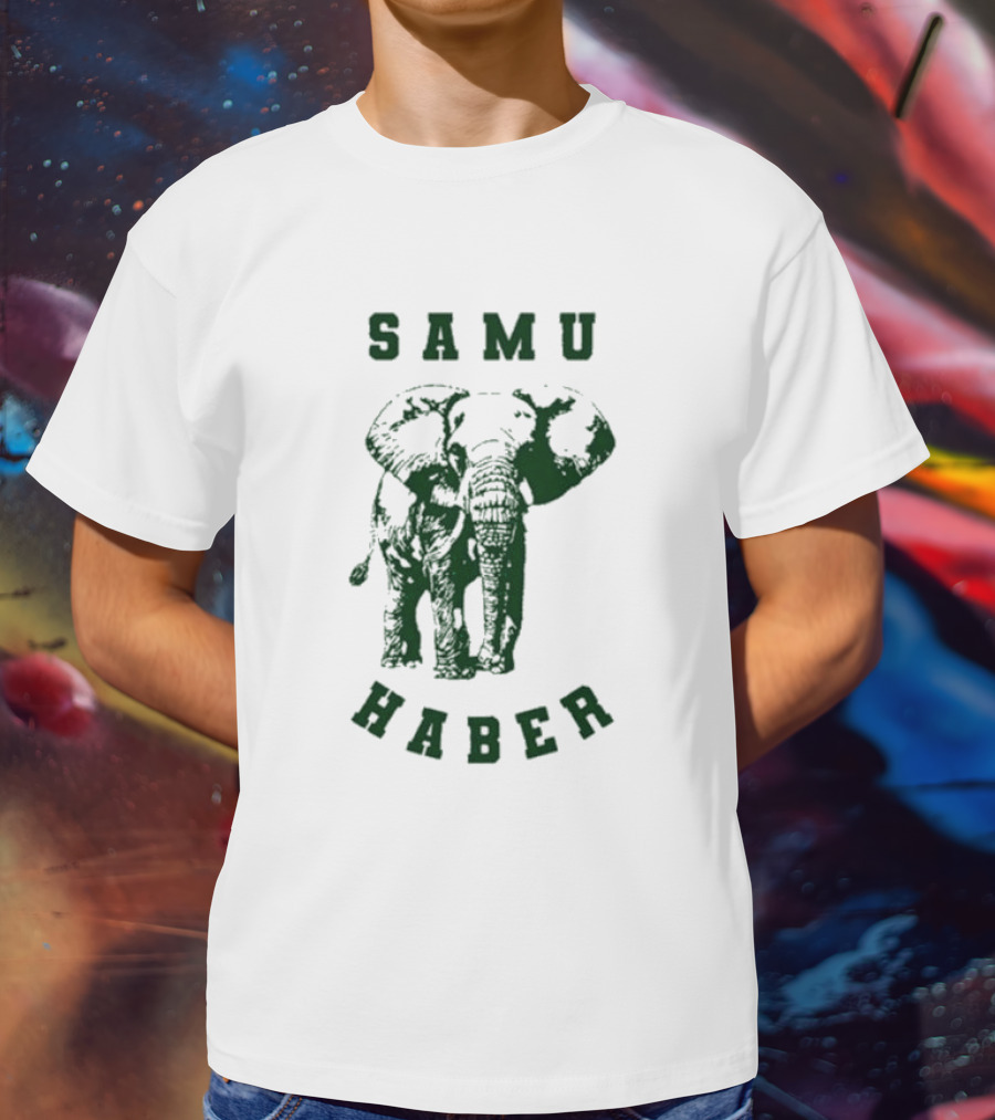 SAMU HABER Elephant T-Shirt