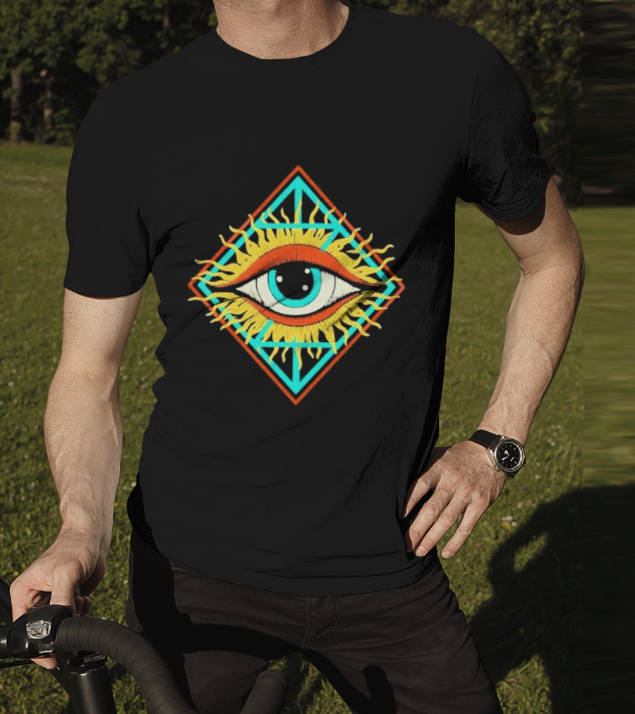 Diamond Eye Zingara Sunburst Geometric T-Shirt