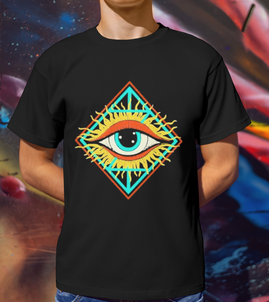 Diamond Eye Zingara Sunburst Geometric T-Shirt
