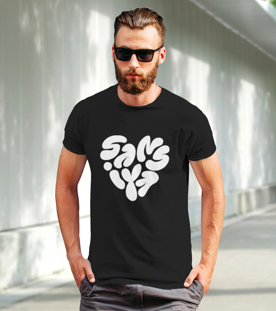 Thegrefg Saiyans Heart Logo Design Corazón Saiyans V.2 T-Shirt